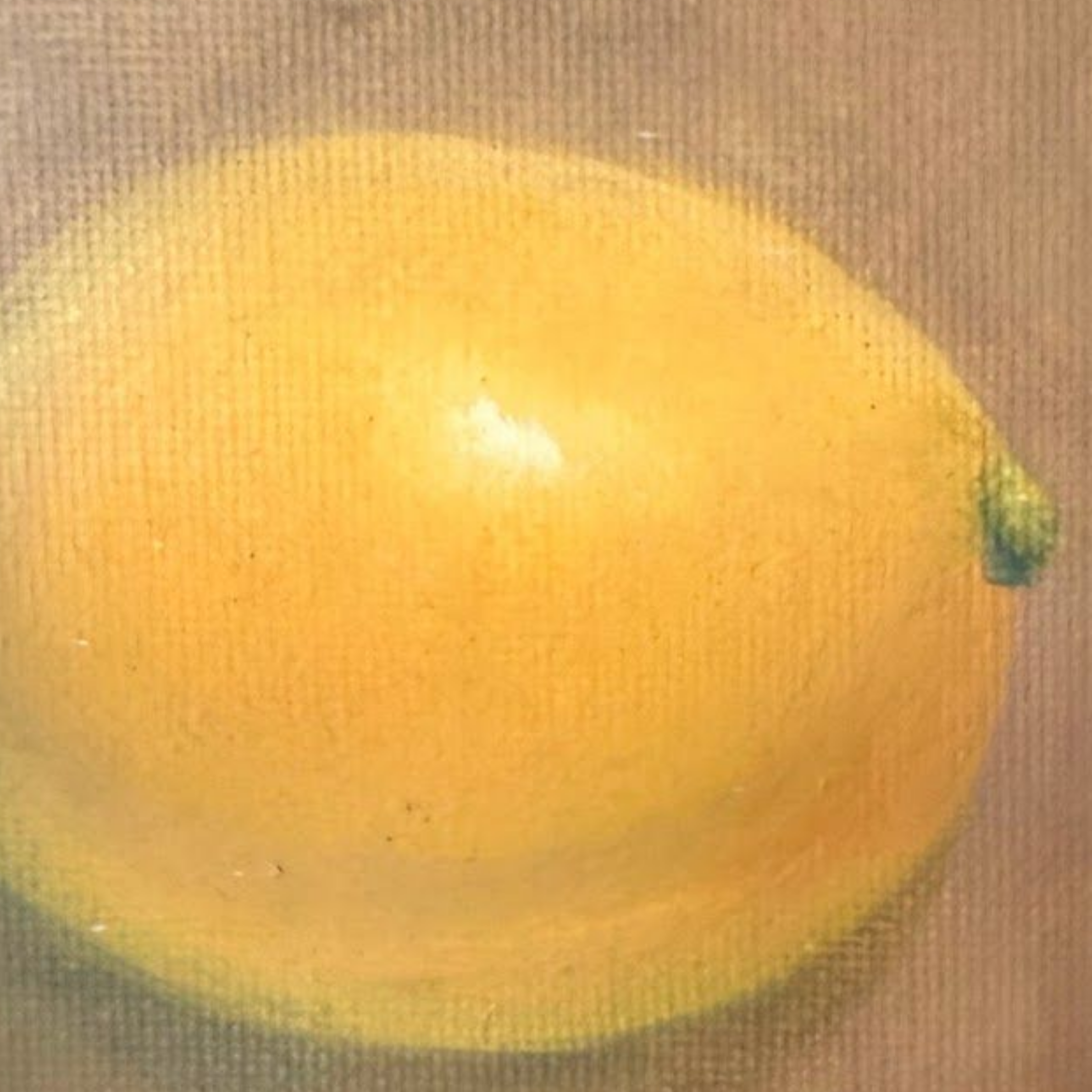 still life detail lemon painting